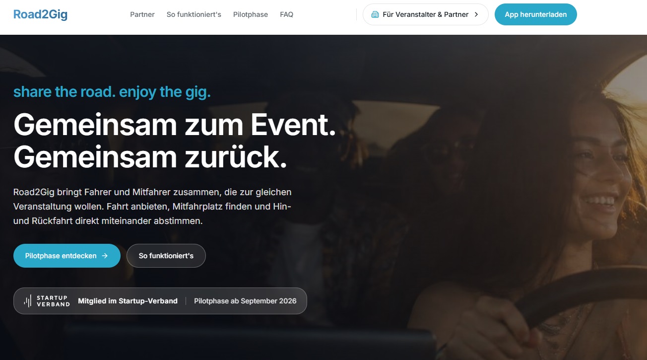 Projektansicht: Road2Gig